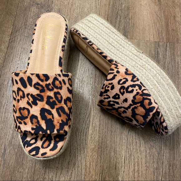 Lulu’s Leopard Print Espadrille Platforms - Picture 4 of 10
